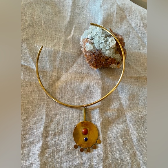 Sun Shield Choker - By Cities in Dust Jewelry - TOTAL STATEMENT PIECE - Picture 11 of 15